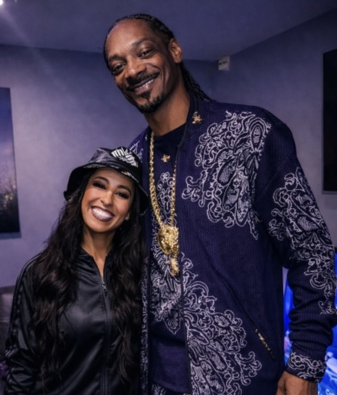 Angel B with Snoop Dogg